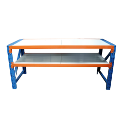 Metal Work Bench 900H X 2000W X 600D US-BENCH2M60-K