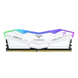 T-Force Delta, Rgb White, DDR5, 6400MHz, 32GB Kit (16Gb X 2), Cl40-40-40-84, 1.35V, Limited Lifetime Warranty, Intel Xmp 3.0, AMD Expo Ready FF4D532G6400HC40BDC01