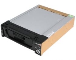 Startech Black Aluminum 5.25in Rugged Sata Hard Drive Mobile Rack Drawer Drw150satbk