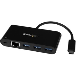 USB-C To GbE Adapter W/ 3-Port USB Hub US1GC303APD