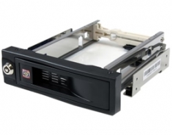 Startech 5.25in Trayless Hot Swap Mobile Rack For 3.5in Hard Drive - Internal Sata Backplane Enclosure HSB100SATBK