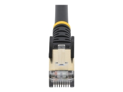 Startech 1FT CAT6A Ethernet Cable - 10 Gigabit Shielded Snagless RJ45 100W Poe Patch Cord C6ASPAT1BK