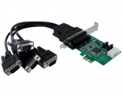 Startech 4 Port Native Pci Express Rs232 Serial Adapter Card With 16950 Uart - Pcie Rs232 Serial