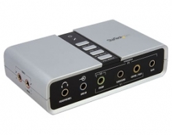 Startech 7.1 Usb Audio Adapter External Sound Card With Spdif Digital Audio - External Usb Laptop