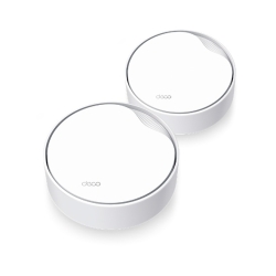 Tp-Link Deco AX3000 Mesh Wi-Fi 6 Dual-Band System, 2.5GbE POE(1), GbE POE(1), 2-Pack, 3YR DECO X50-POE(2-PACK)