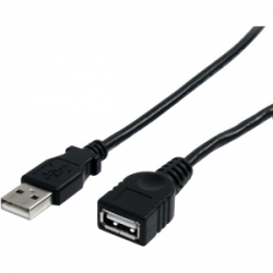 Startech 6 Ft Black Usb 2.0 Extension Cable A To A - M/f - 6ft Usb 2.0 Extension Cable - 6ft Usb