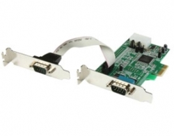 Startech 2 Port Low Profile Native Rs232 Pci Express Serial Card With 16550 Uart - Pcie Rs232 -