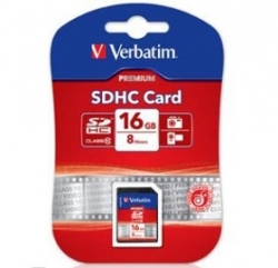 Verbatim Sdhc 16gb (class 10) 43962 130210