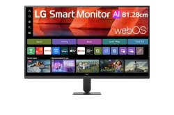 LG 32"(16:9) Fhd VA, HDMI(2), DP, USB-C, 120Hz, Tilt, H/Adj, 3YR 32U501SB-B