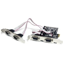 4 Port PCIe Serial Adapter Card W/ 16550 PEX4S553