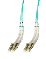1.5m Lc Flexi Boot - Lc Flexi Boot OM4 Multimode Fibre Optic Duplex Patch Lead 015.010.4102