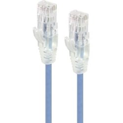 2M Blue Ultra Slim CAT6 Network Cable Utp 28AWG - Series Alpha C6S-02BLU