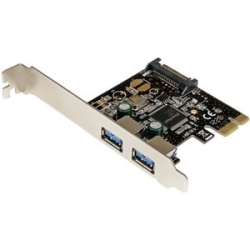 2 Port PCIe USB 3.0 Card W/ Sata Power PEXUSB3S23