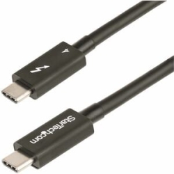 StarTech.com 1.6ft/50cm Thunderbolt 4 Cable, 40Gbps, 100W Pd, 4K/8K Video, Intel-Certified, Compatible W/Thunderbolt 3/USB 3.2/DisplayPort - 1.6ft (50cm) Thunderbolt 4 Cable Supports 40 Gbps 8K 60Hz And 100W Charging; Compatible W/ USB4/USB-C And Thunder