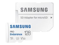 Samsung (Pro Endurance) 128GB Micro Sd Card W/ADAPTER, CL10, 100R/40W MB/s, 5YR Wty MB-MJ128KA/APC