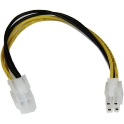 StarTech.com Power Extension Cord - 20.32 Cm - Extend The Reach Of Your ATX12V Power Supply CPU Power Connector By 8in ATXP4EXT