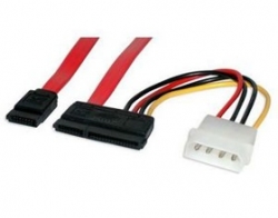 Startech 18in Sata Serial Ata Data And Power Combo Cable Sata18pow