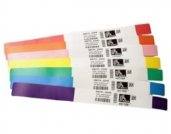Zebra Z-BAND FUN WRISTBAND 25X254MM 350 band/cartr BLUE Box of 6 10012713-3K