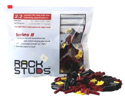 RackStuds Series Ii | 100 Pack Red RSL2.2R100.S2