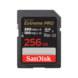 SanDisk 256GB Extreme Pro Sdxc Uhs-Ii Card (Sdsdxep-256G-Gn4In) FFCSAN256GSDXEP