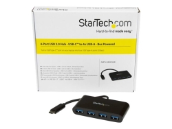 Startech.Com 4 Port USB-C To 4 X USB-A 3.0 2YR HB30C4AB