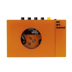We Are Rewind Portable Cassette Player & Recorder - Serge, Orange WE-001-O1