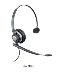 Plantronics Encorepro Hw710D Over-The-Head Monaural Digital Series Corded Headset Top 78715-101