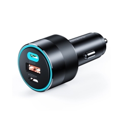 Choetech TC0011 130W 3 Ports (Dual Usb-c Port PD3.0 + Usb-a Port) Fast Car Charger ELECHOTC0011