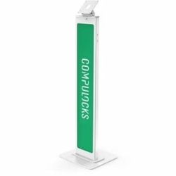 Tablet Floor Stnd Brand Mount Brandme Wh 140W