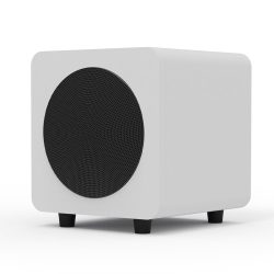 Kanto SUB6 200W 6" Sealed Powered Subwoofer, Matte White KO-SUB6VMW-I