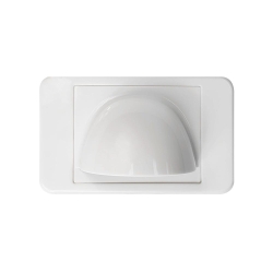 Bullnose Wall Plate: White 016.000.1000