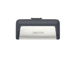 SanDisk 256GB Ultra Dual Drive Go 2-in-1 Usb-c & Usb-a Flash Drive Memory Stick 150MB/s USB3.1 Type-C Swivel For Android Smartphones Tablets Macs PCs SDDDC2-256G-G46