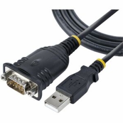 StarTech.com 3ft (1m) USB To Serial Cable, DB9 Male RS232 To USB Converter, USB To Serial Adapter, Com Port Adapter With Prolific Ic - 1 X USB 2.0 Type A - Male - 1 X 9-pin Db-9 Rs-232 Serial - Male 1P3FP-USB-SERIAL