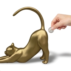 Urban Attitude Cat Butt Money Box - Matte Gold UA-UT170824GLD