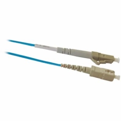 1m Lc - Sc Fibre Optic Cable 50/125 Simplex OM3 Patch Lead ZZZ-OSMOM3-LCSC-1M