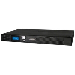 CyberPower Pro Rack Series LCD 1000VA / 670W (10A) 1U Line Interactive UPS - (Pr1000Elcdrt1U)- 3 Yrs Adv. Rep & 2yrs On Int. Battery(No Rail Kit In The Box) PR1000ELCDRT1U