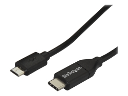 Startech 6.6FT (2M) USB-C To Micro USB-B Cable, Data Cord, USB 2.0, USB C To Micro-B Data USB2CUB2M