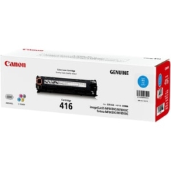 Canon CART416C Original Laser Toner Cartridge - Cyan Pack - 1500 Pages CART416C