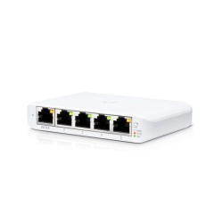 Ubiquiti | Unifi Switch | USW-Flex-Mini | Layer 2 Managed Gigabit Switch, 5x GbE RJ45 Ports, Powerable Via PoE (802.3af) Or USB Type-C 5V 1A Ub.usw.flex.mini