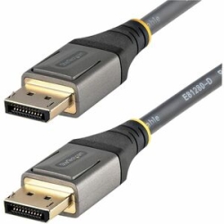 StarTech.com 6ft (2m) Vesa Certified DisplayPort 1.4 Cable, 8K 60Hz HDR10, UHD 4K 120Hz Video, DP To DP Monitor Cord, DP 1.4 Cable, M/M - Cable For Audio/Video Device, Monitor, Workstation, Tv, Projector - First End: 1 X 20-pin DisplayPort 1.4 Digital Au
