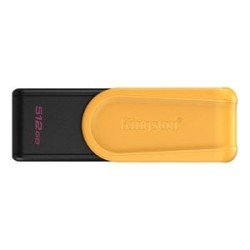 DataTraveler Exodia S USB Flash Drive - USB 3.2 Gen 1 - 512GB - Black/Yellow DTXS/512GB