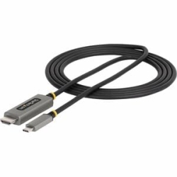 StarTech.com 6ft (2m) Usb-c To Hdmi Adapter Cable, 8K 60Hz, 4K 144Hz, HDR10, USB Type-C To Hdmi 2.1 Converter, USB-C/USB4/TB3/4 Compatible - Cable For Notebook, Monitor, MacBook Pro - First End: 1 X USB Type C - Male - Second End: 1 X Hdmi 2.1 Digital Au