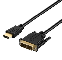 8ware Hdmi To Dvi-D Adapter Converter Cable 2m - Retail Pack Male To Male 30AWG Gold Plated Pvc Jacket For PS4 PS3 Xbox Monitor Pc Computer Projector RC-HDMIDVI-2H