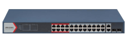 Hikvision Transmission 3E1326P-Ei 24 Port Managed Poe Switch10/100Mbps,2Xgiga, 370W, 2YR 301803157