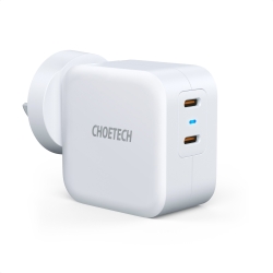 Choetech PD6009 40W Dual Fast USB C Charger 2-Port 20W Pd 3.0 With Foldable Plug ELECHOPD6009