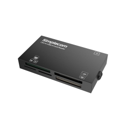 Simplecom CR216 USB 2.0 All In One Memory Card Reader 6 Slot For Ms M2 Cf Xd Micro Sd Hc Sdxc Black CR216-BK