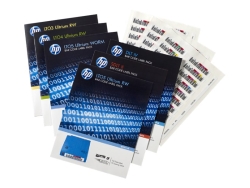 HP Lto6- Bar Code Label PACK(QTY:100 ,10 Clean) Uniquely Sequenced Q2013A