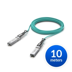 Ubiquiti 10 Gbps Long-Range Dac, 10m Length, Long-range Sfp+ Direct Attach Cable W 10 Gbps Maximum Throughput Rate UACC-AOC-SFP10-10M