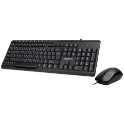 GIGABYTE KM6300 BLACK USB WIRED KEYBOARD & MOUSE COMBO (Gk-Km6300)