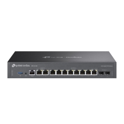 TP-Link Er7412-M2 Omada Multi-Gigabit Vpn Router, Quad-core Cpu, 2x2.5Gbps RJ45, 10x Gigabit Wlan/LAN Ports(2x Sfp), 1x USB3.0, MultiWAN Load Balance ER7412-M2
